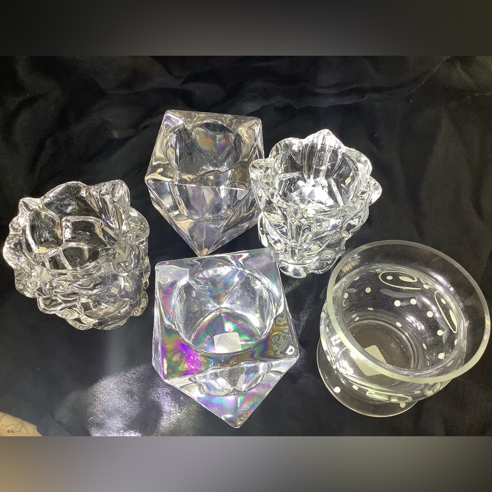 PartyLite Crystal Candle Holder Collection